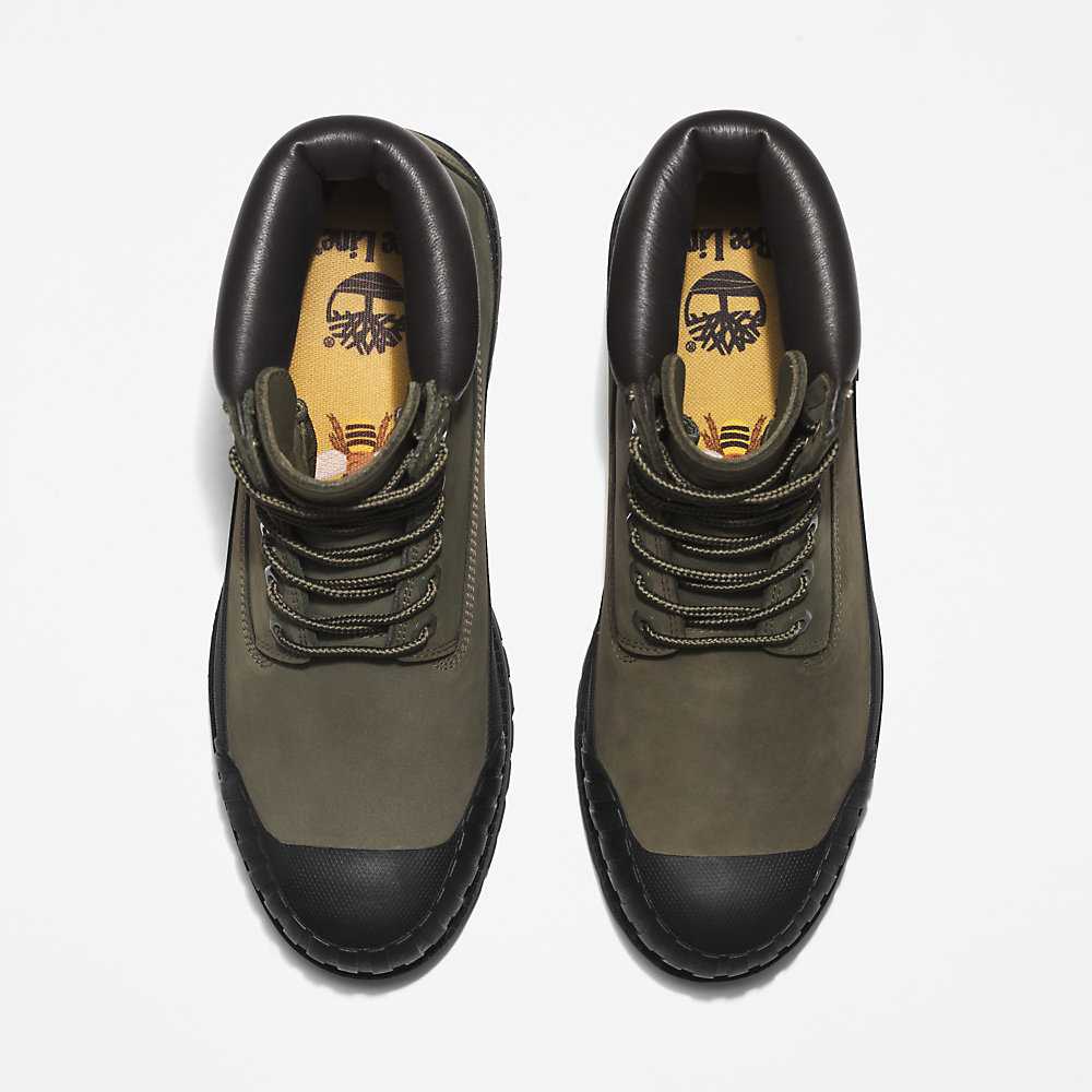 Dark Green Men's Timberland Bee Line x Timberland® Work Boots | Israel-3127650