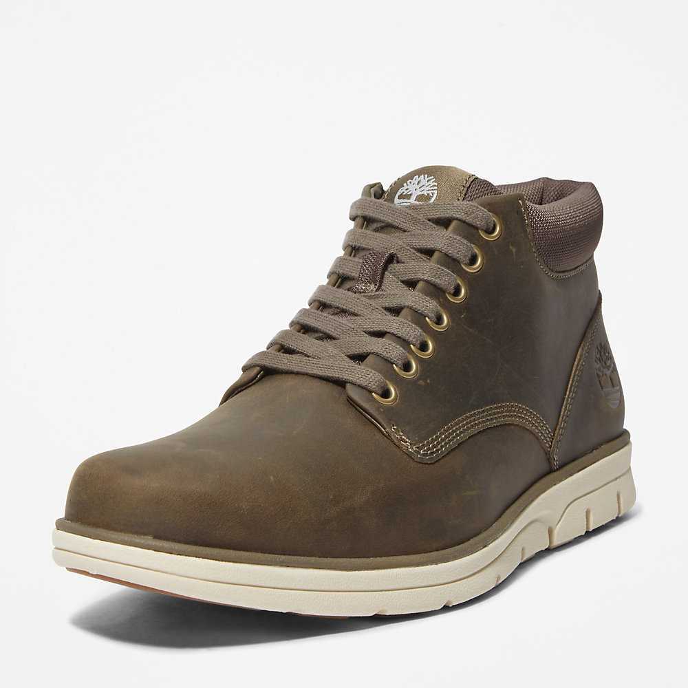 Dark Green Men's Timberland Bradstreet Chukka Boots | Israel-2970813