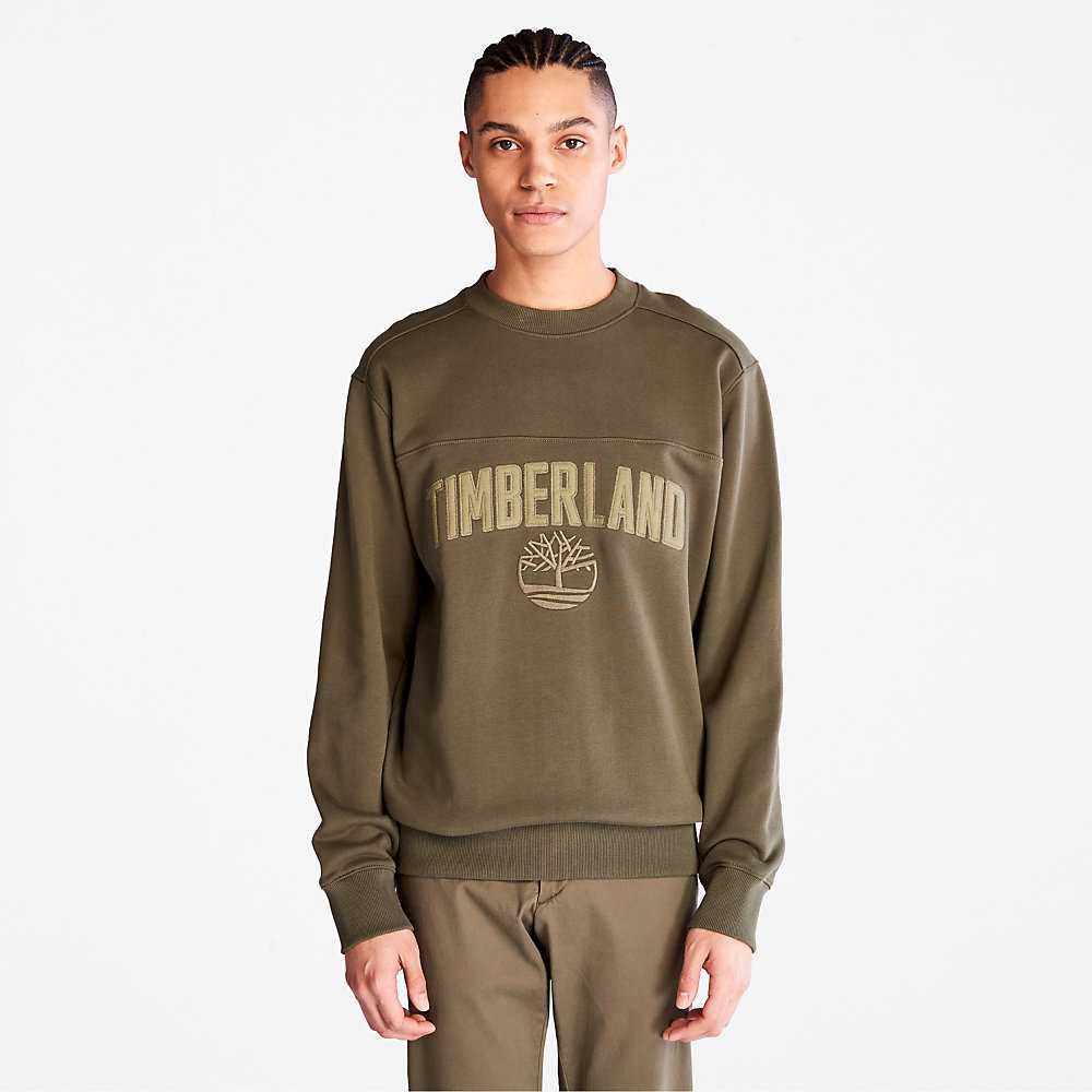 Dark Green Men\'s Timberland Earthkeepers Sweatshirt | Israel-9516472