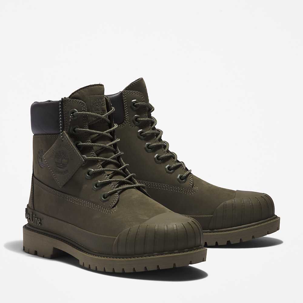 Dark Green Women's Timberland Bee Line x Timberland® Work Boots | Israel-4390867