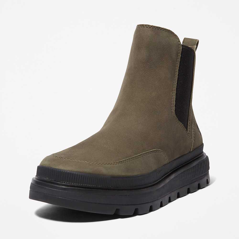 Dark Green Women's Timberland Ray City Chelsea Boots | Israel-7463520