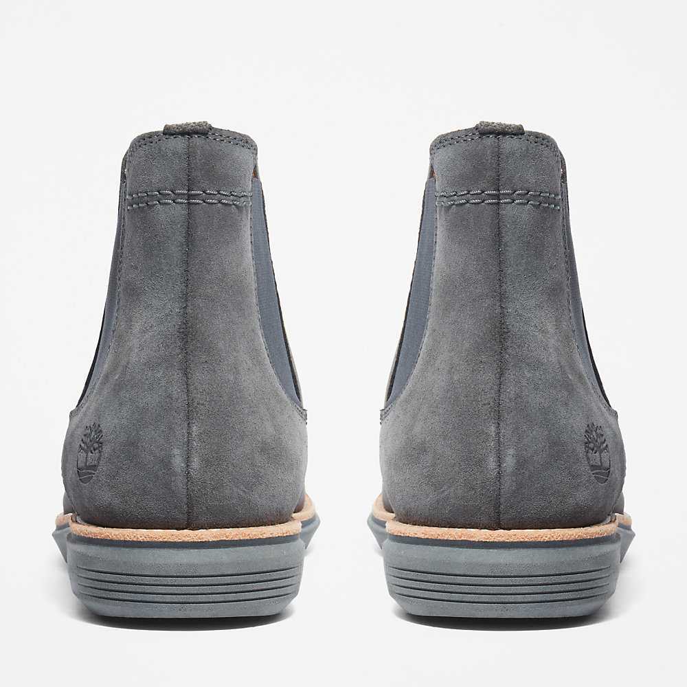 Dark Grey Men's Timberland City Groove Chelsea Boots | Israel-1093768