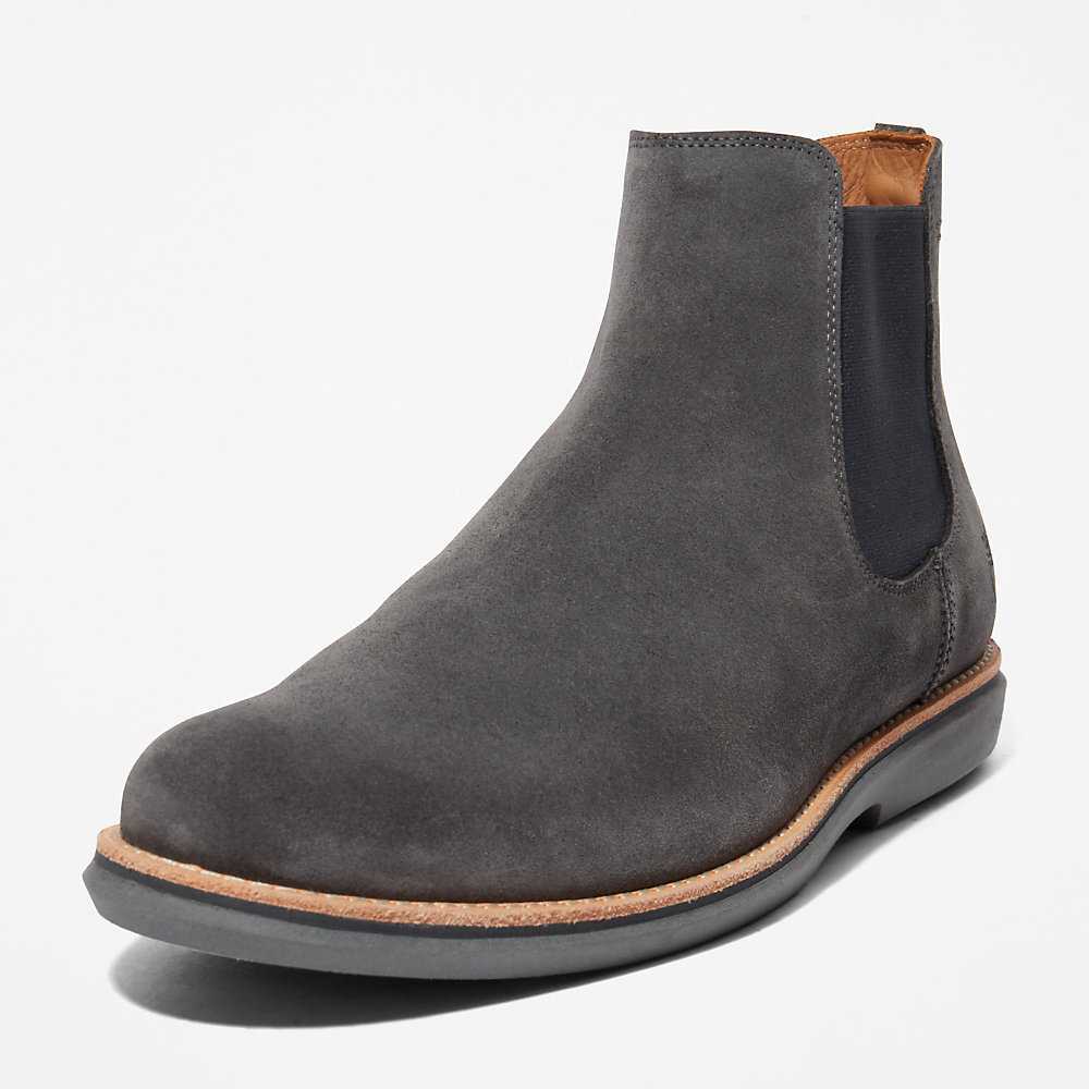 Dark Grey Men's Timberland City Groove Chelsea Boots | Israel-1093768