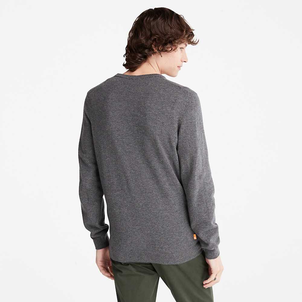 Dark Grey Men's Timberland Cohas Sweaters | Israel-6038471