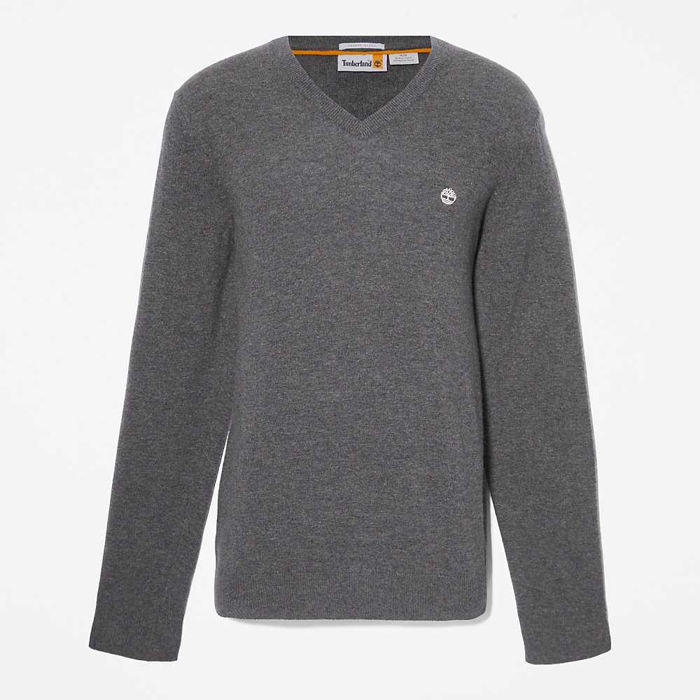 Dark Grey Men's Timberland Cohas Sweaters | Israel-6038471