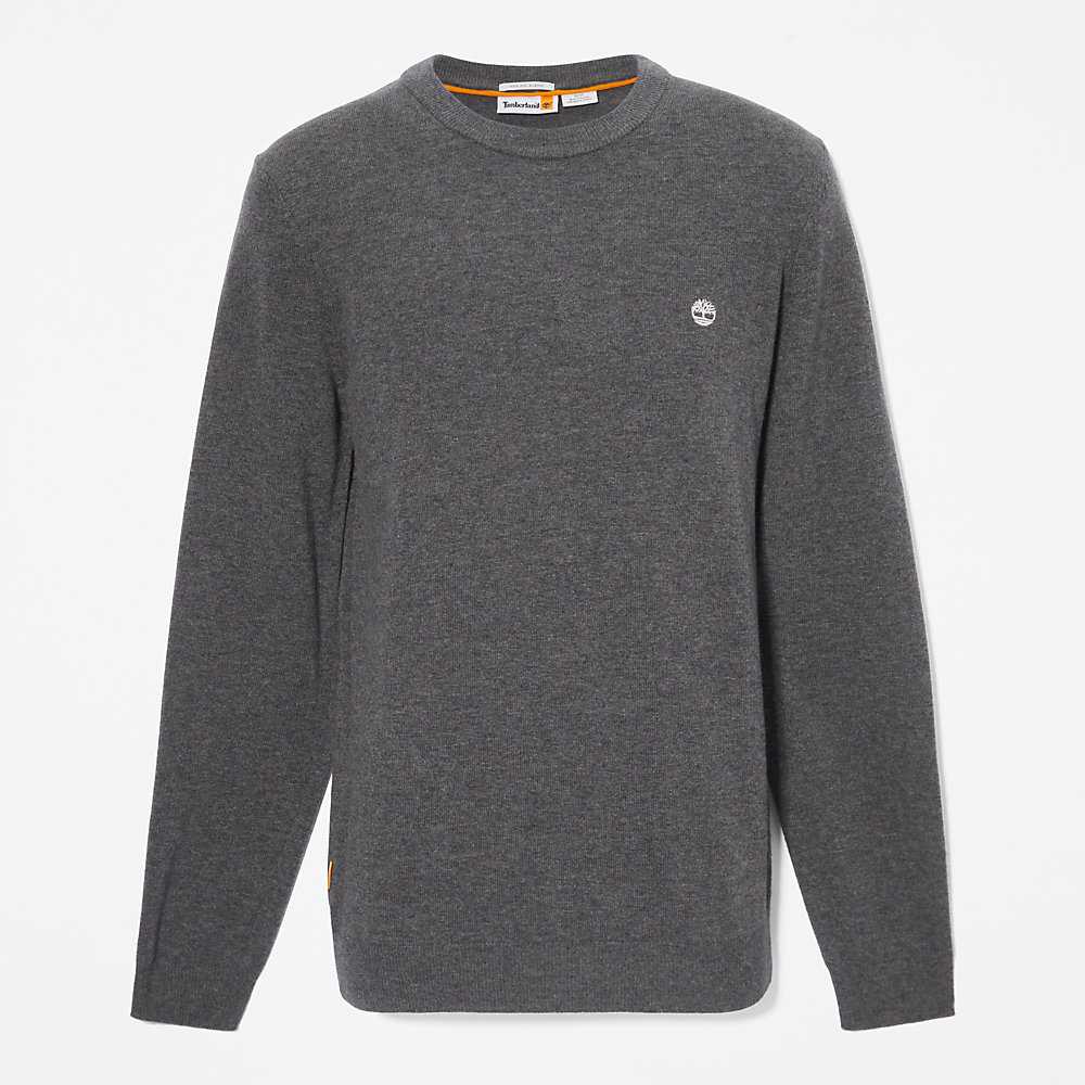 Dark Grey Men's Timberland Cohas Sweaters | Israel-8016954