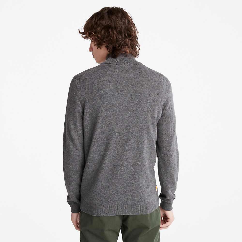 Dark Grey Men's Timberland Cohas Sweaters | Israel-9530617