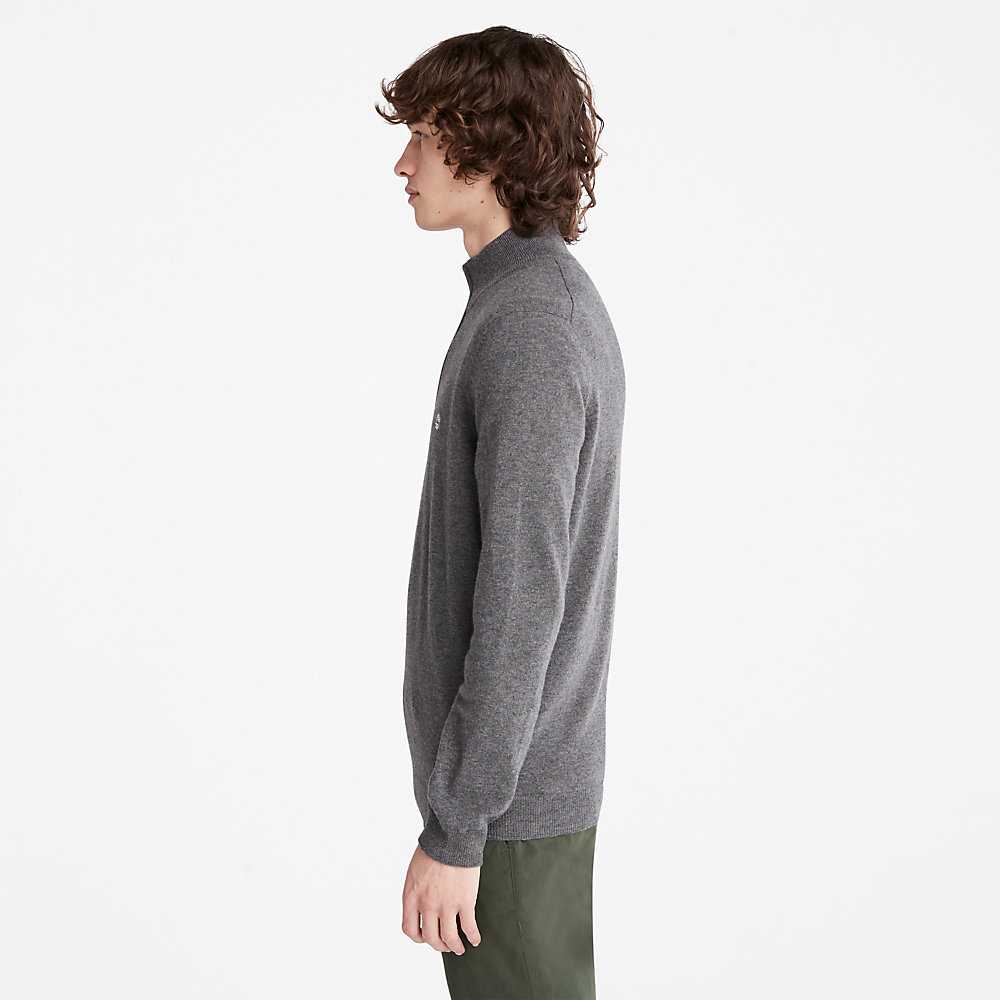 Dark Grey Men's Timberland Cohas Sweaters | Israel-9530617