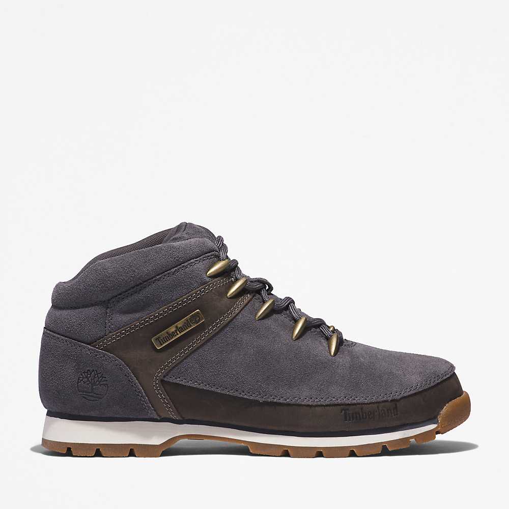 Dark Grey Men\'s Timberland Euro Sprint Hiking Boots | Israel-9035781