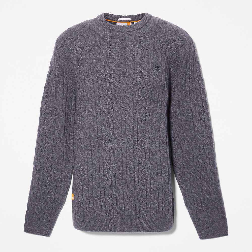 Dark Grey Men's Timberland Phillips Brook Sweaters | Israel-5789314