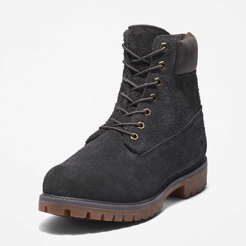 Dark Grey Men's Timberland Premium® 6 Inch Waterproof Boots | Israel-6805947