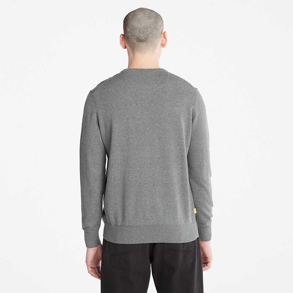 Dark Grey Men's Timberland Williams River Sweaters | Israel-6291358