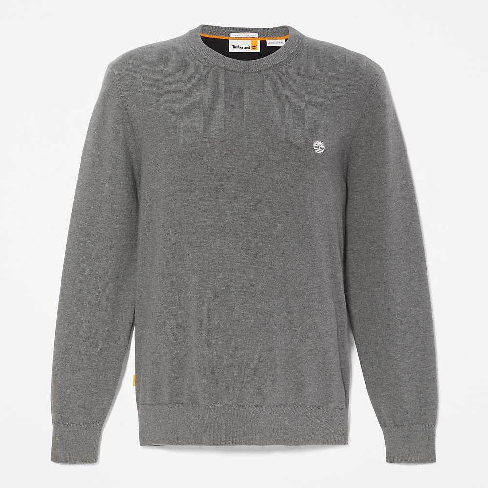 Dark Grey Men's Timberland Williams River Sweaters | Israel-6291358