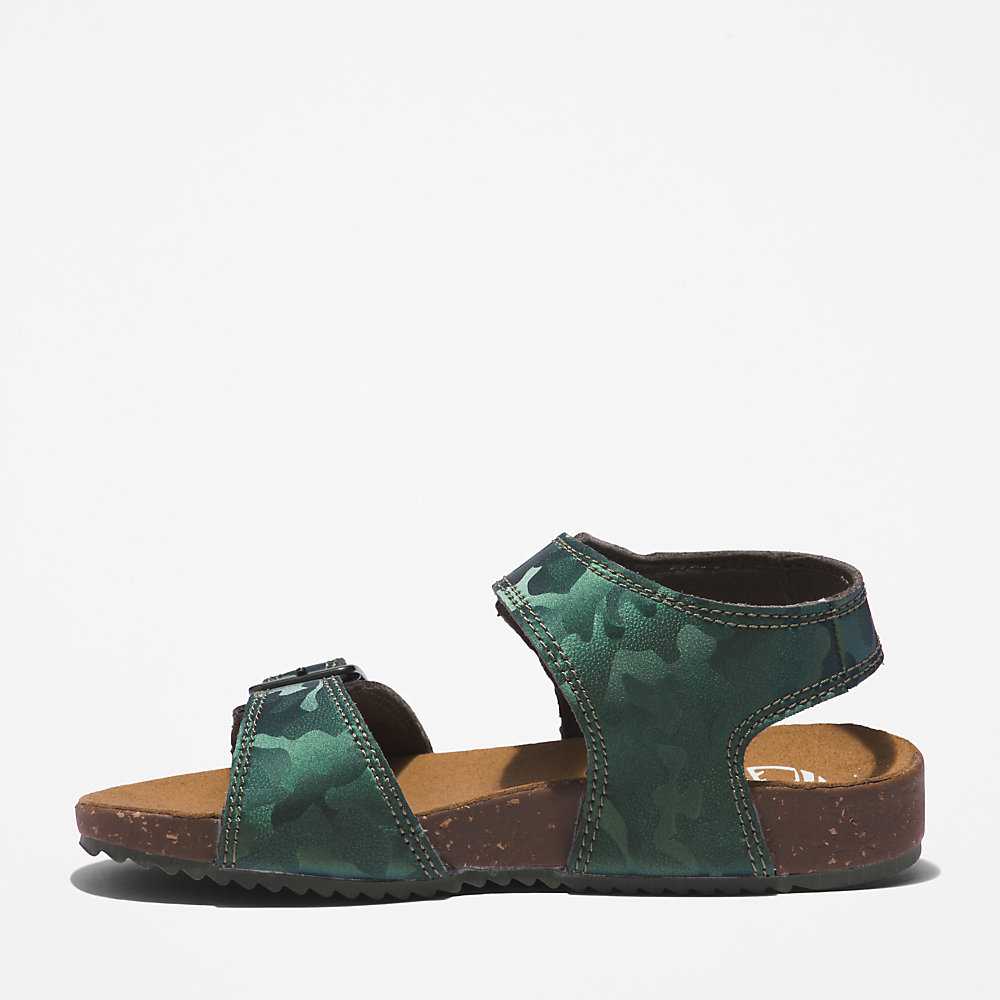 Green Kids' Timberland Castle Island Sandals | Israel-2350749