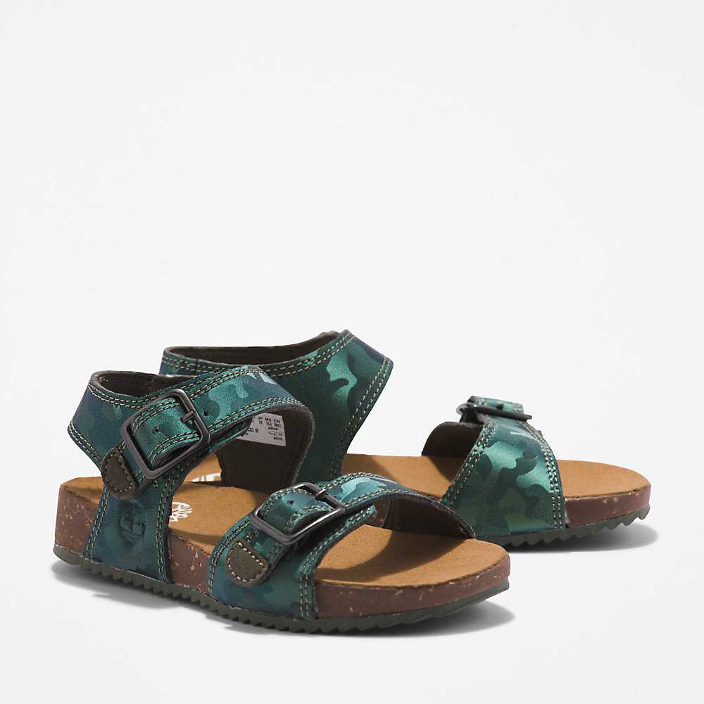 Green Kids' Timberland Castle Island Sandals | Israel-8439521