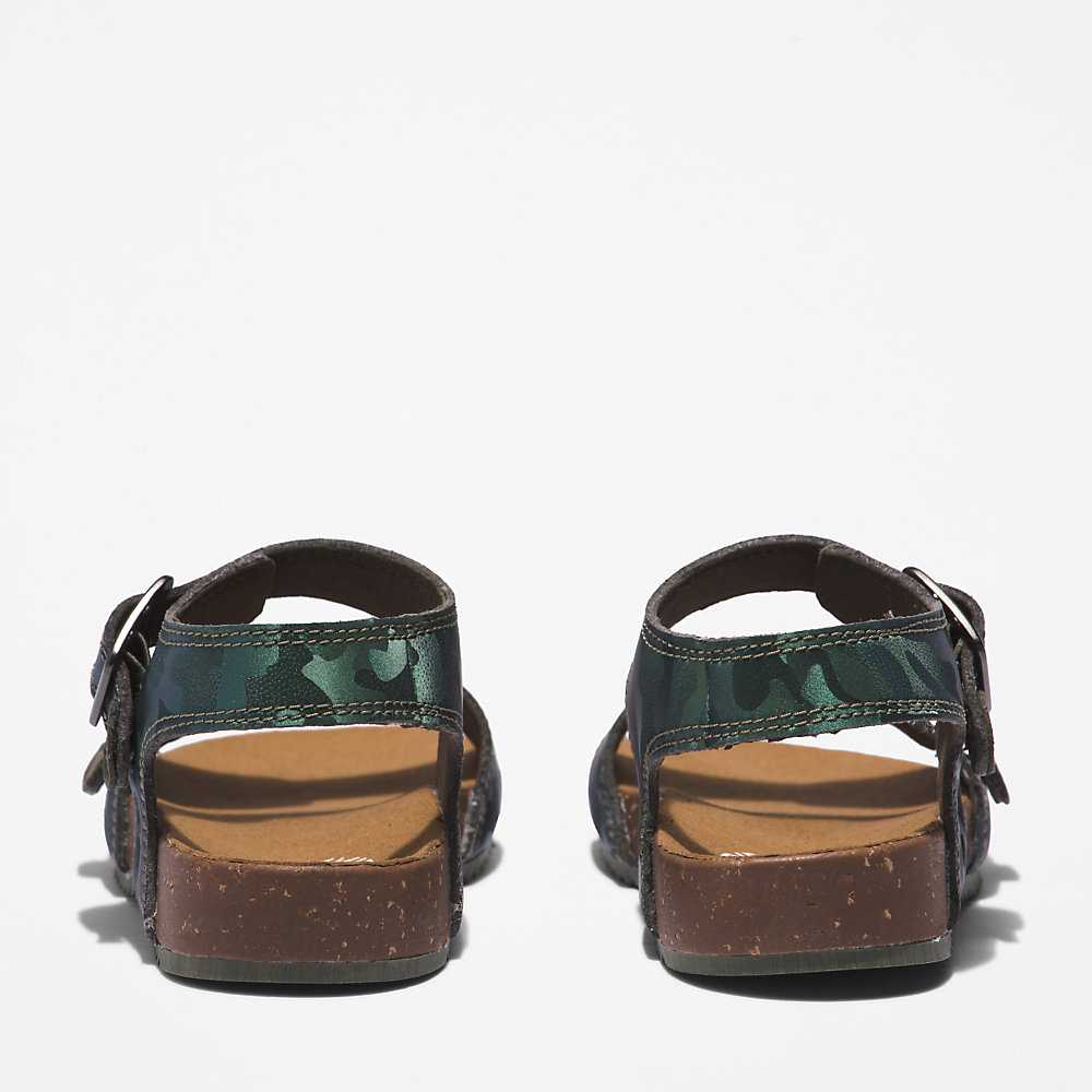 Green Kids' Timberland Castle Island Sandals | Israel-8439521