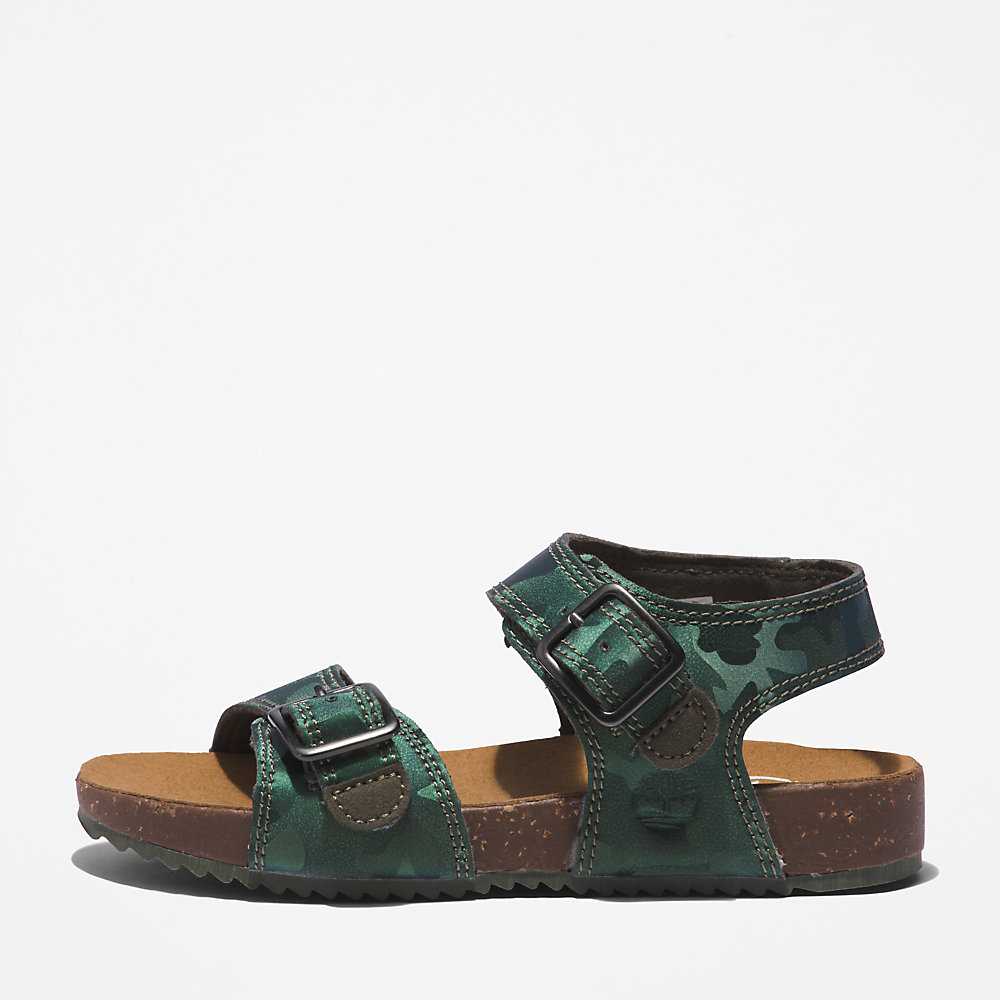 Green Kids' Timberland Castle Island Sandals | Israel-8439521