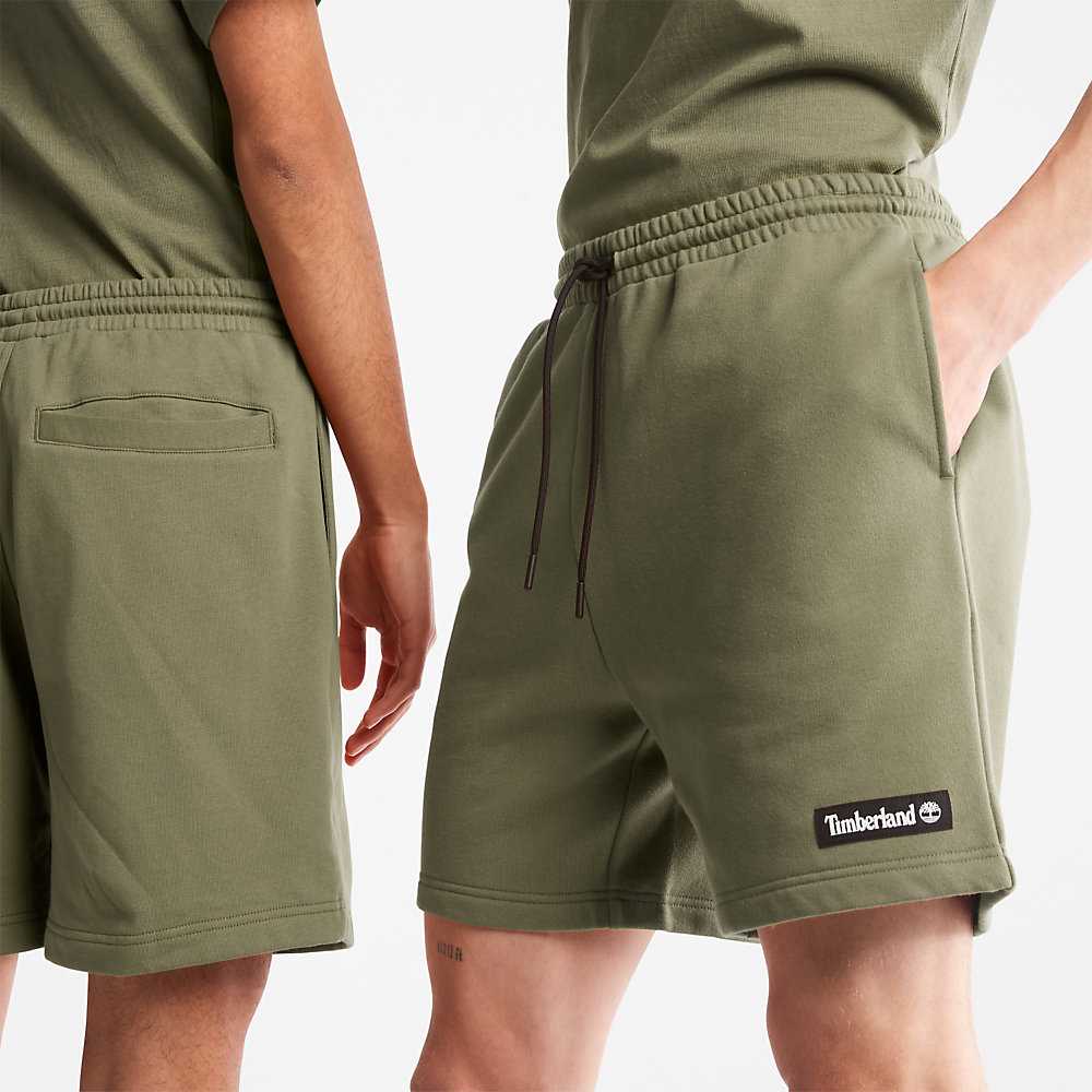 Green Men's Timberland All Gender Sweat Shorts | Israel-2418370