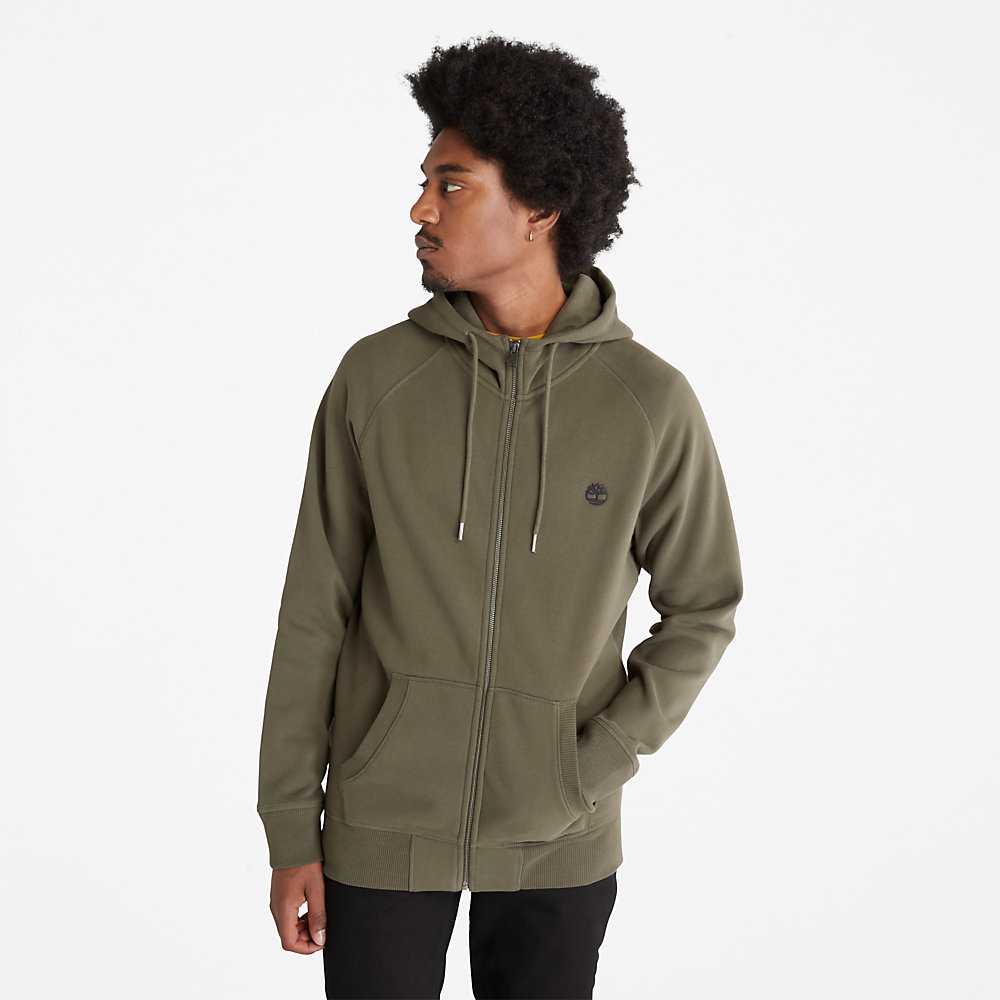 Green Men\'s Timberland Exeter River Hoodie | Israel-6835940