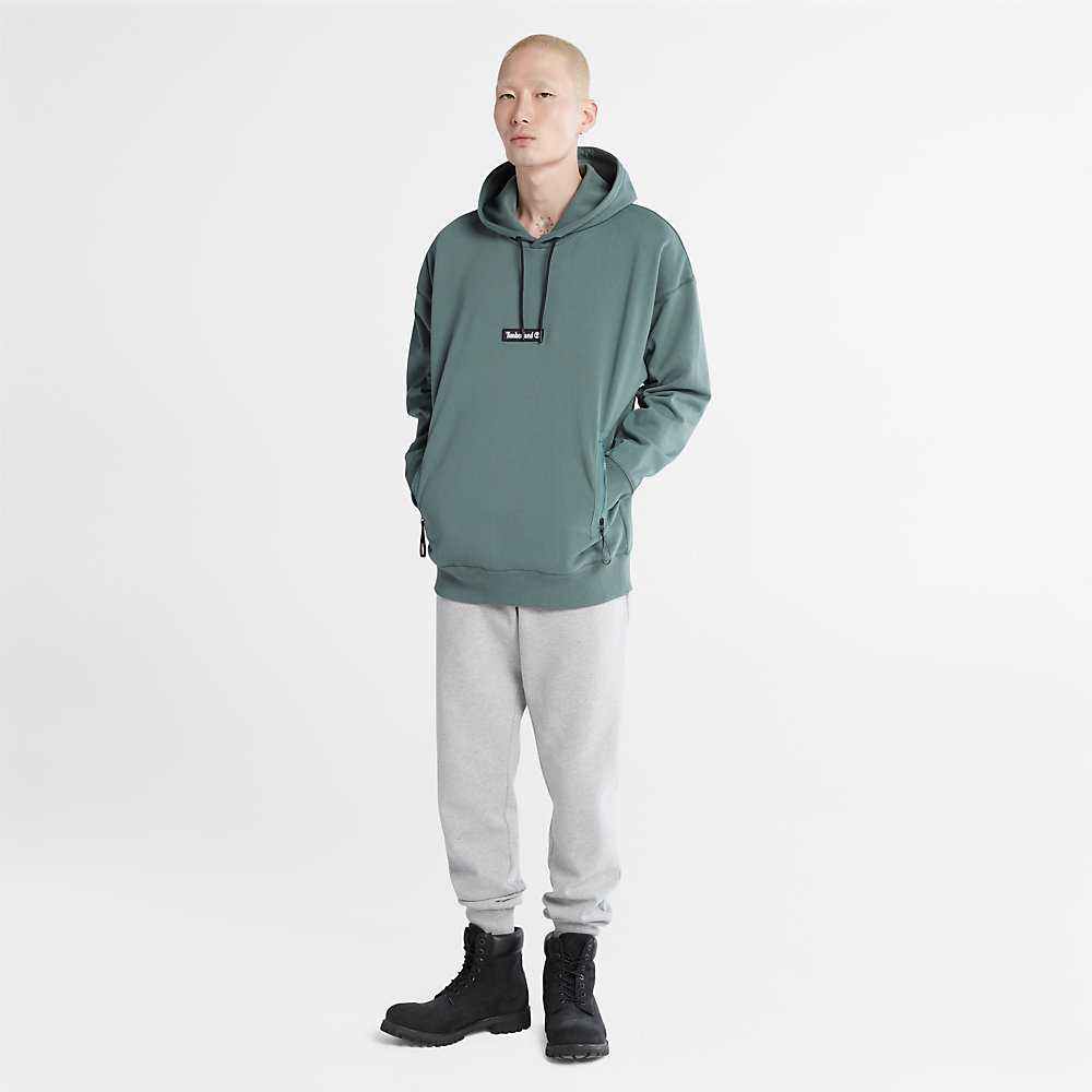 Green Men's Timberland Heavyweight Hoodie | Israel-9801572