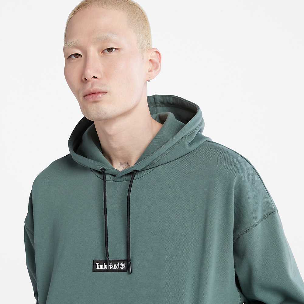 Green Men's Timberland Heavyweight Hoodie | Israel-9801572