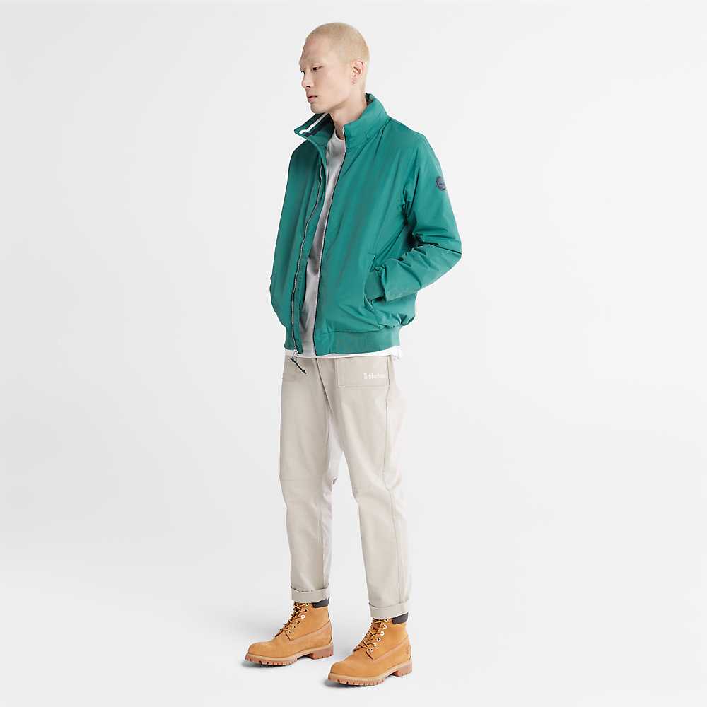 Green Men's Timberland Mount Lafayette Bomber Jacket | Israel-0985134