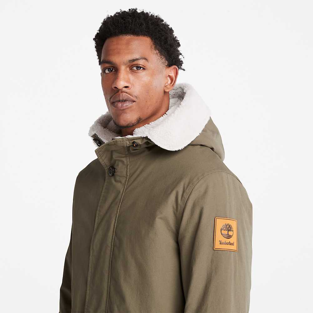 Green Men's Timberland Mt. Kelsey Parka Jackets | Israel-7563419