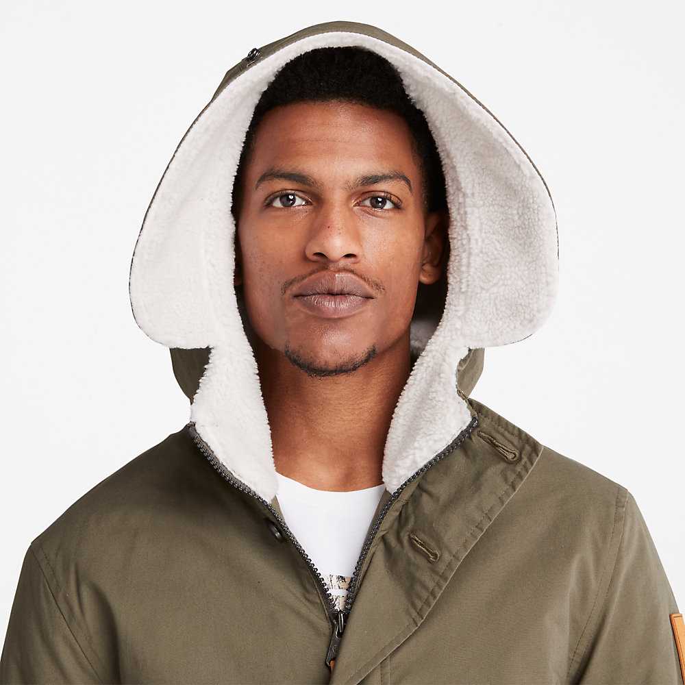 Green Men's Timberland Mt. Kelsey Parka Jackets | Israel-7563419