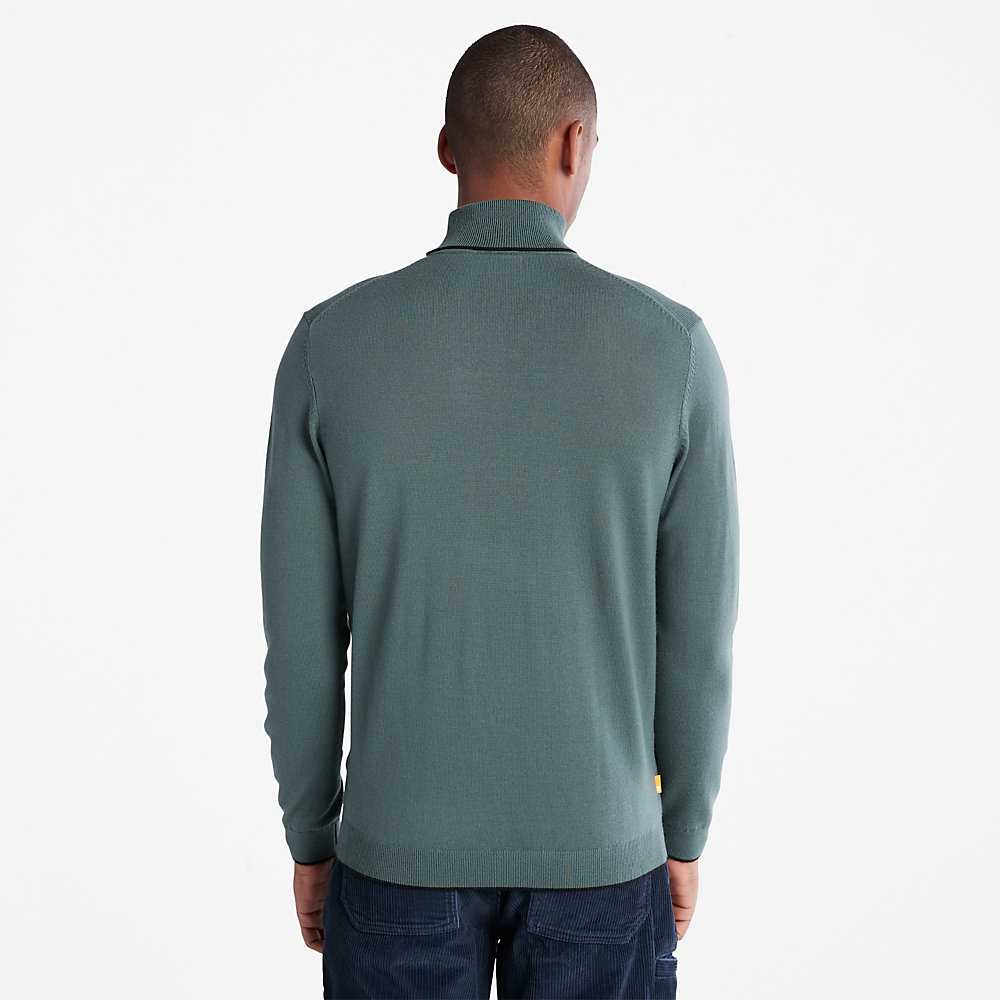 Green Men's Timberland Nissitissit River Sweatshirt | Israel-4283596