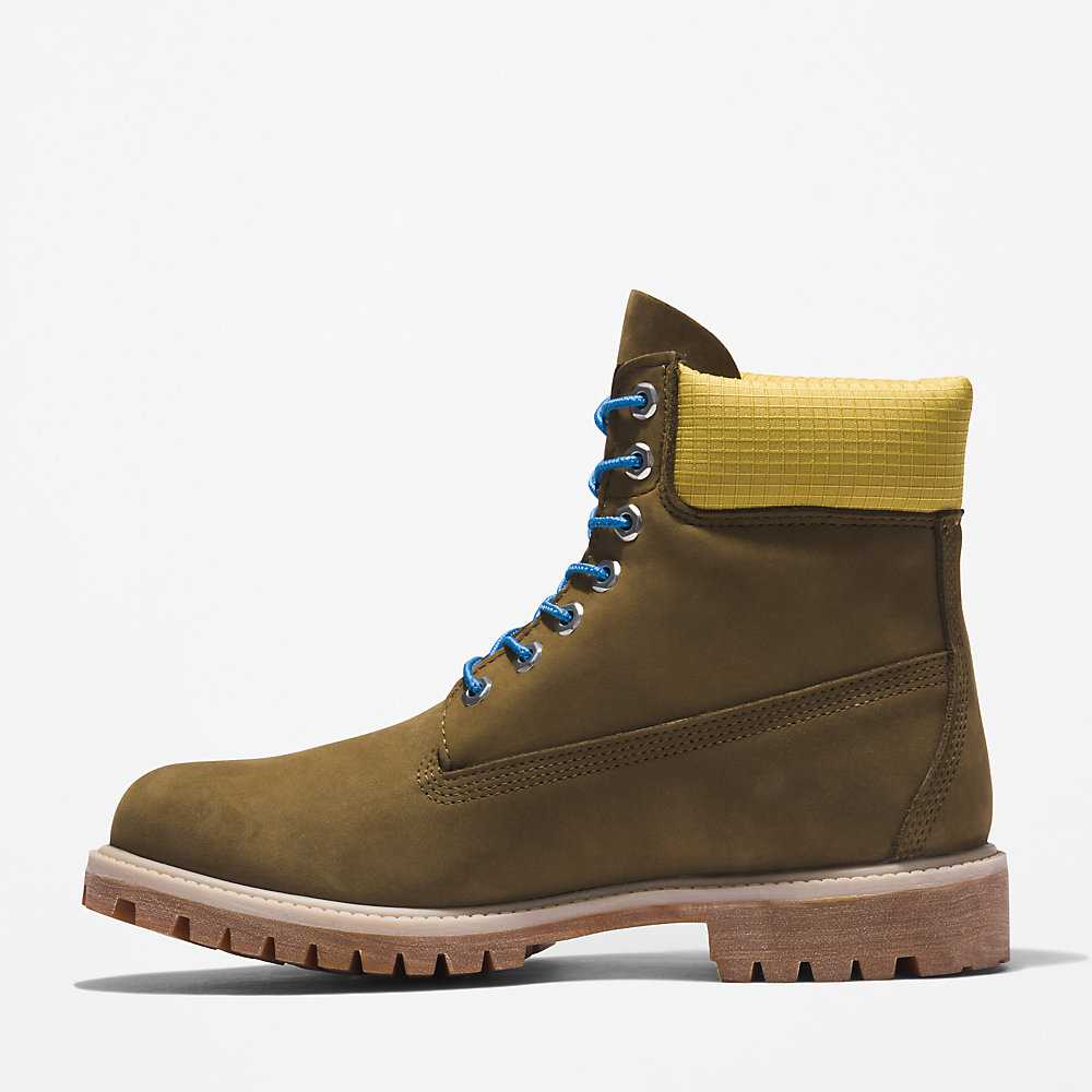 Green Men's Timberland Premium® 6 Inch Waterproof Boots | Israel-6258043