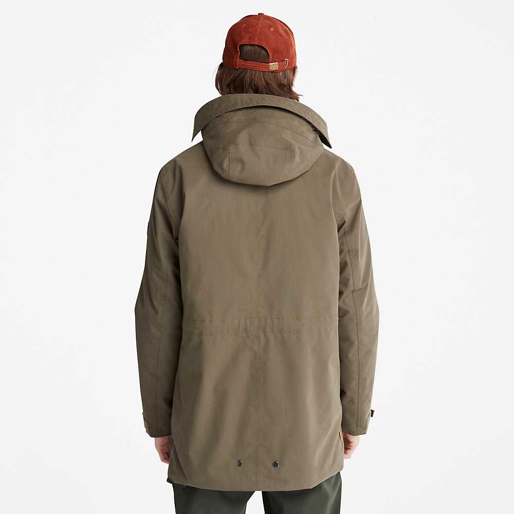 Green Men's Timberland Snowdon Peak Parka Jackets | Israel-7123096