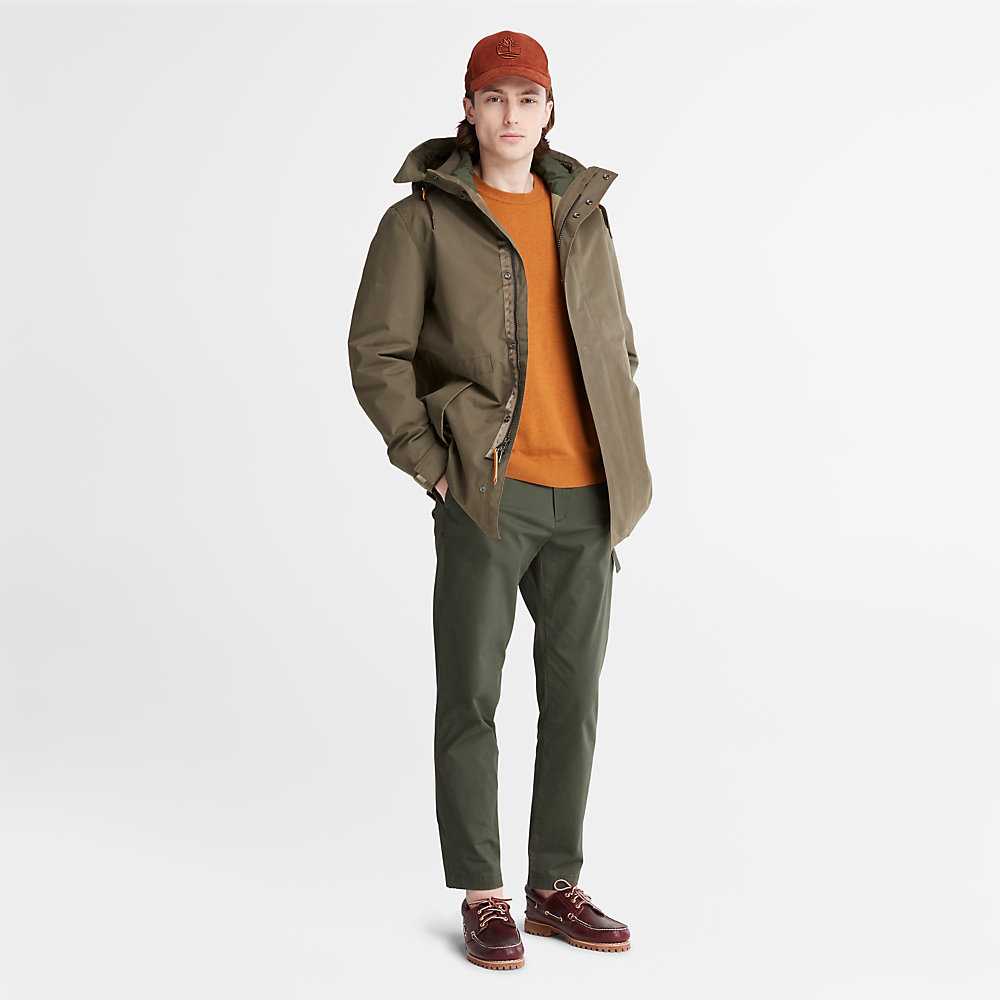 Green Men's Timberland Snowdon Peak Parka Jackets | Israel-7123096