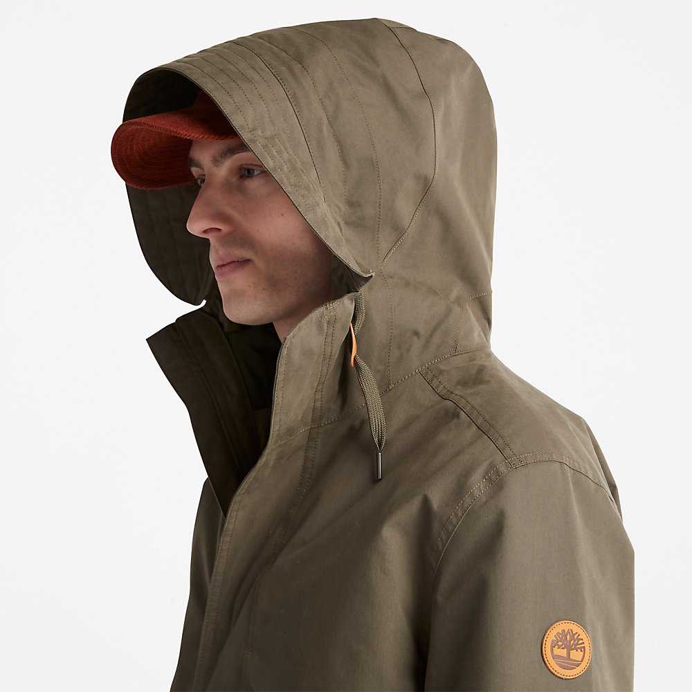 Green Men's Timberland Snowdon Peak Parka Jackets | Israel-7123096