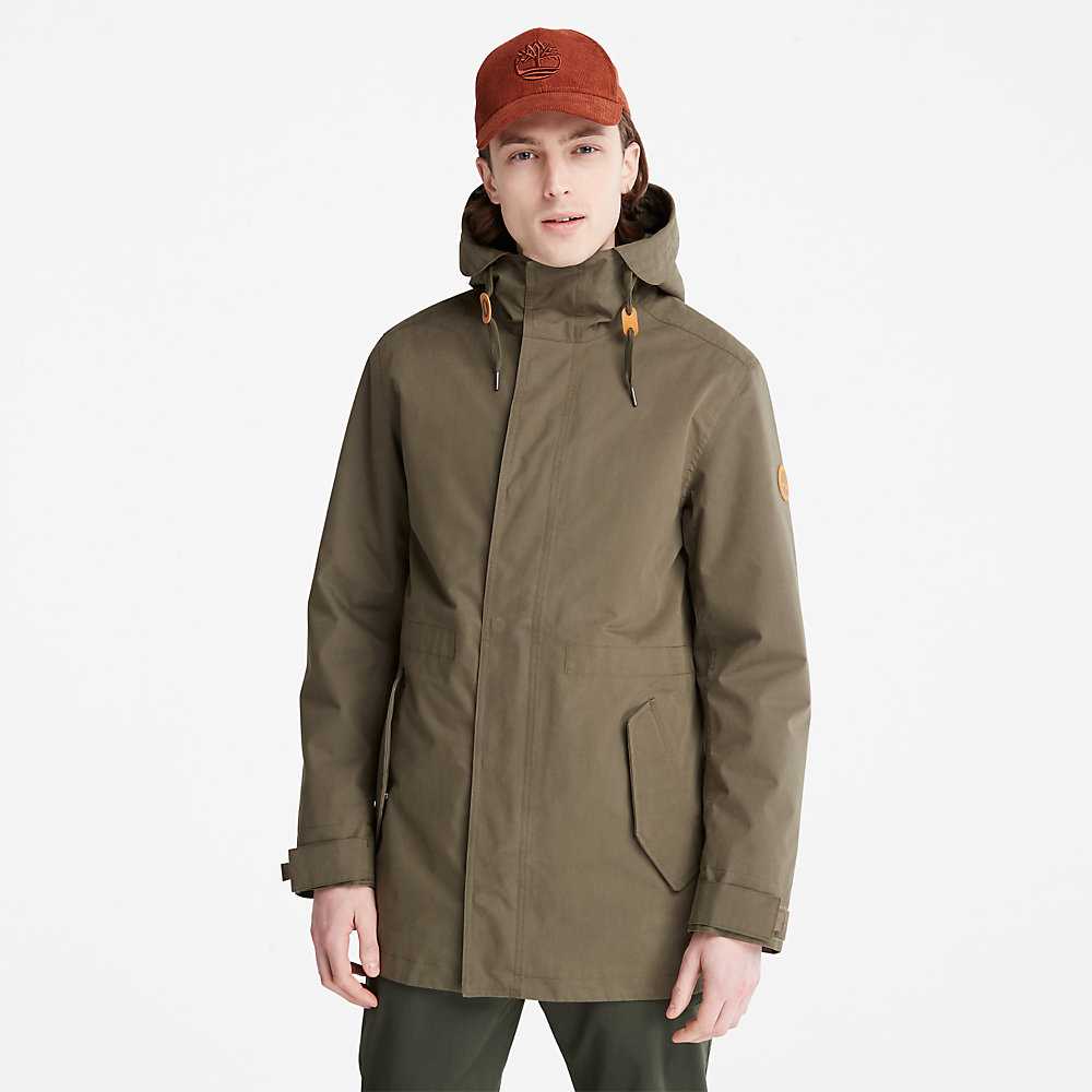 Green Men\'s Timberland Snowdon Peak Parka Jackets | Israel-7123096