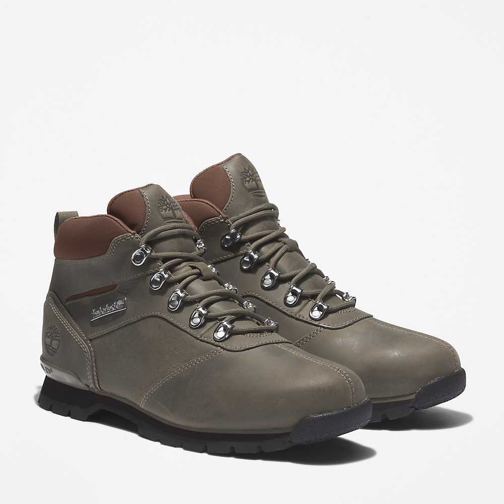 Green Men's Timberland Splitrock Hiking Boots | Israel-0239471