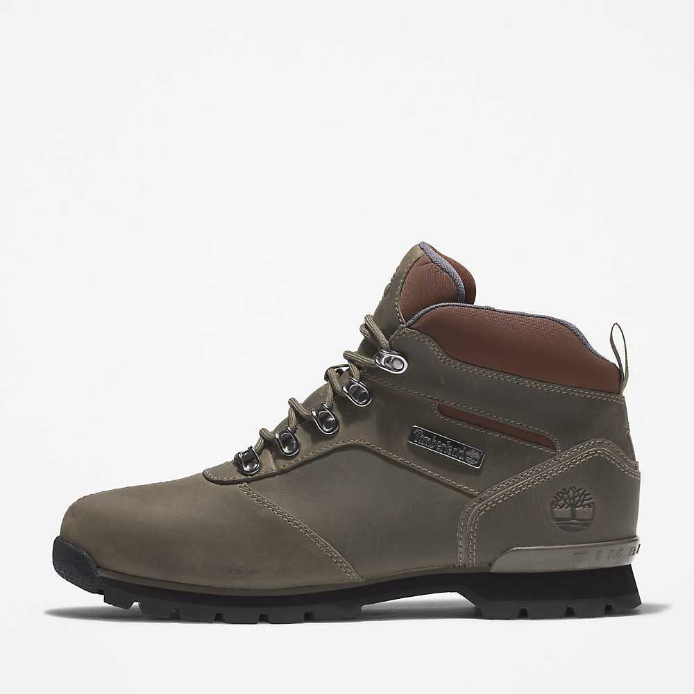 Green Men's Timberland Splitrock Hiking Boots | Israel-0239471