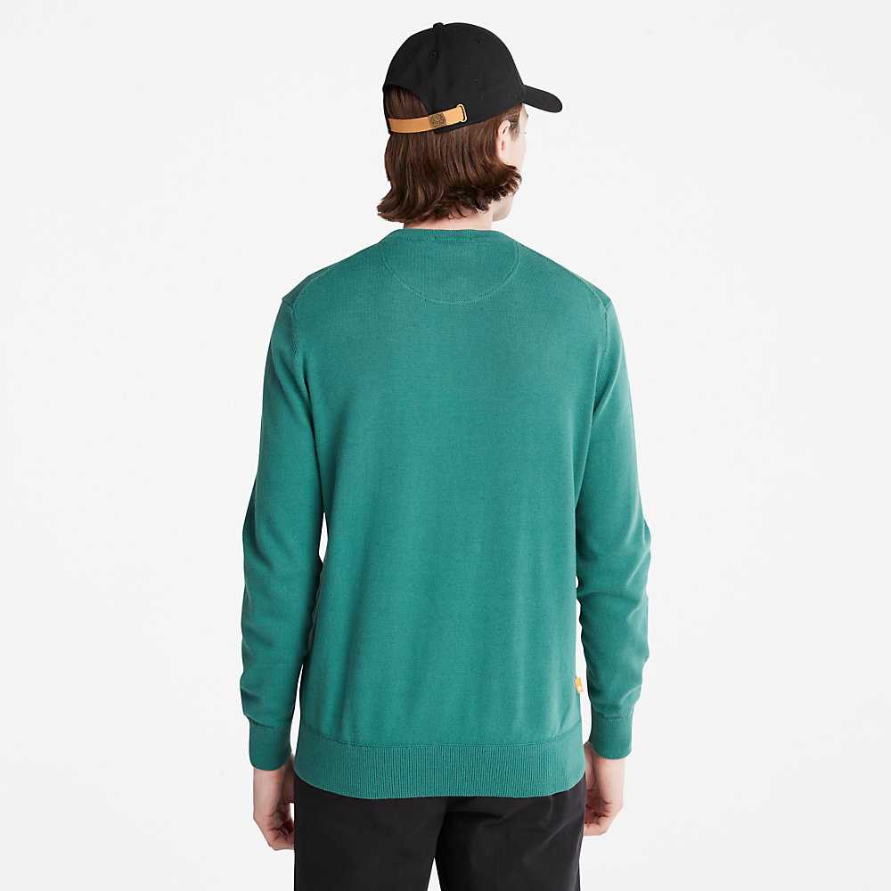 Green Men's Timberland Williams River Sweatshirt | Israel-4038761