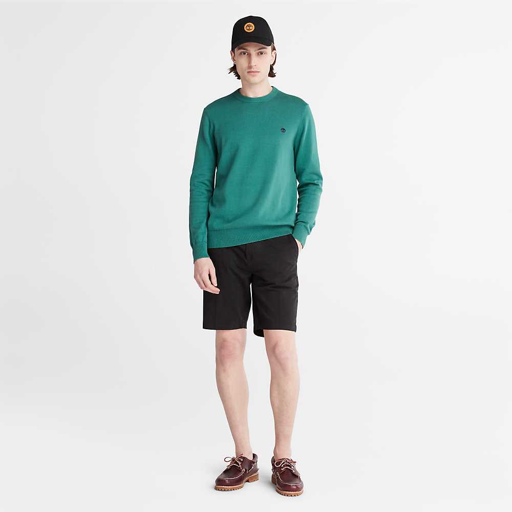 Green Men's Timberland Williams River Sweatshirt | Israel-4038761