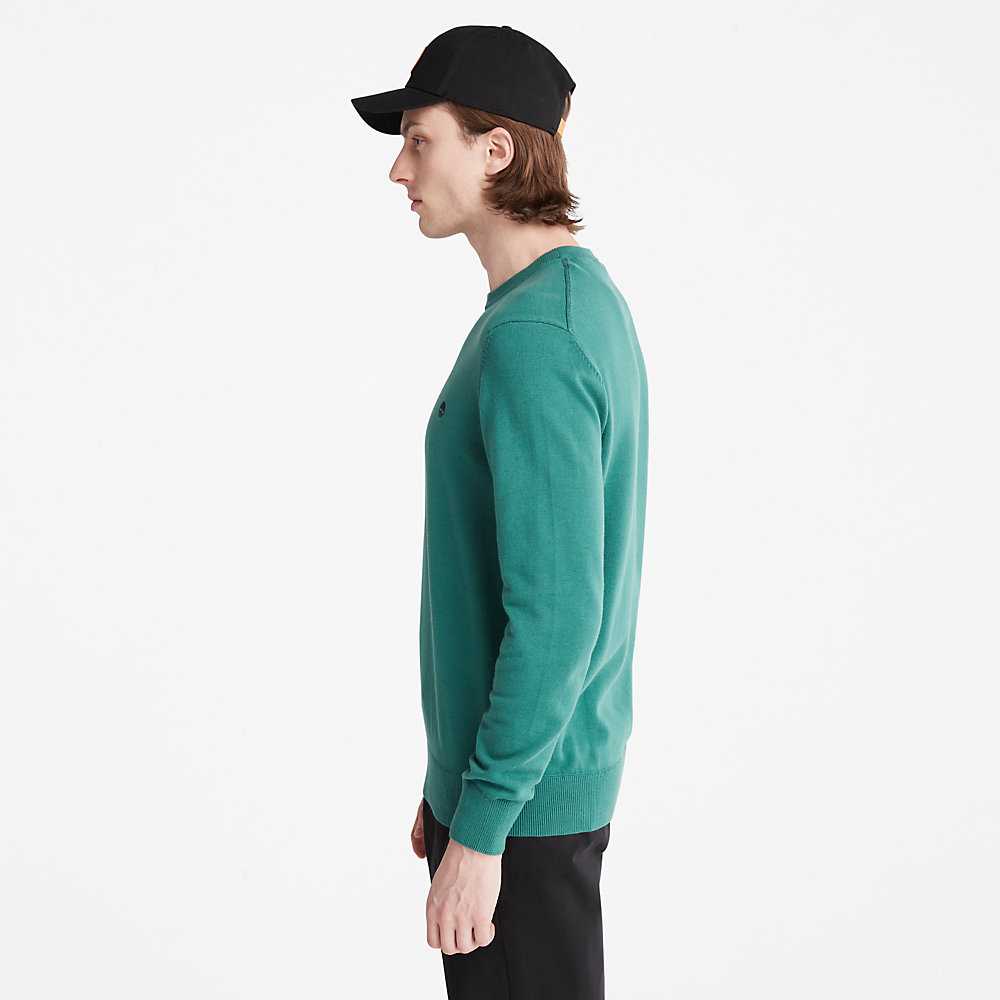 Green Men's Timberland Williams River Sweatshirt | Israel-4038761