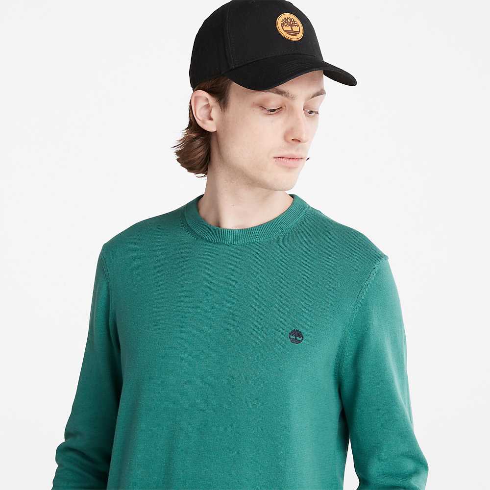 Green Men's Timberland Williams River Sweatshirt | Israel-4038761