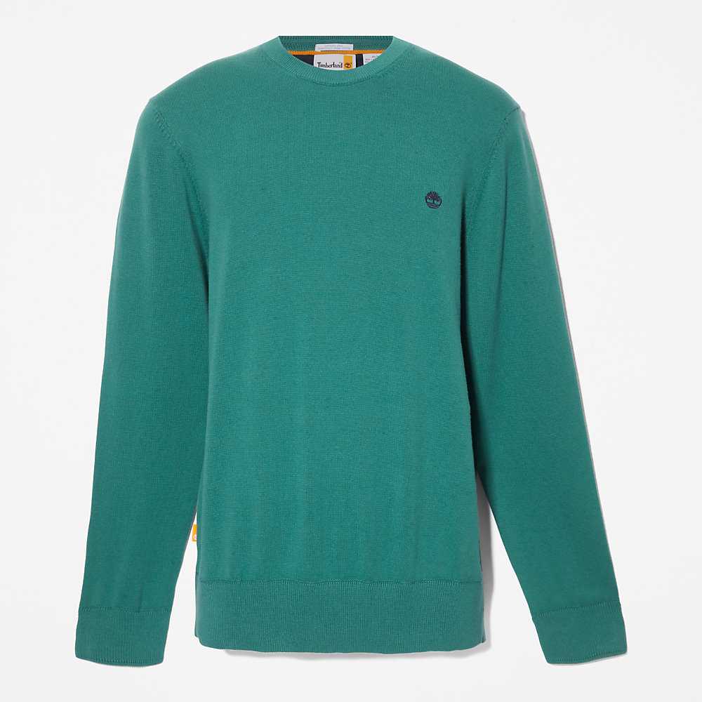 Green Men's Timberland Williams River Sweatshirt | Israel-4038761