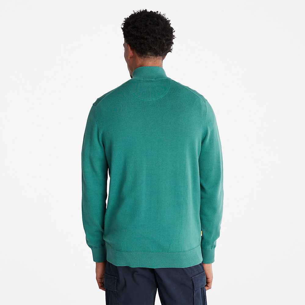 Green Men's Timberland Williams River Sweatshirt | Israel-4297851