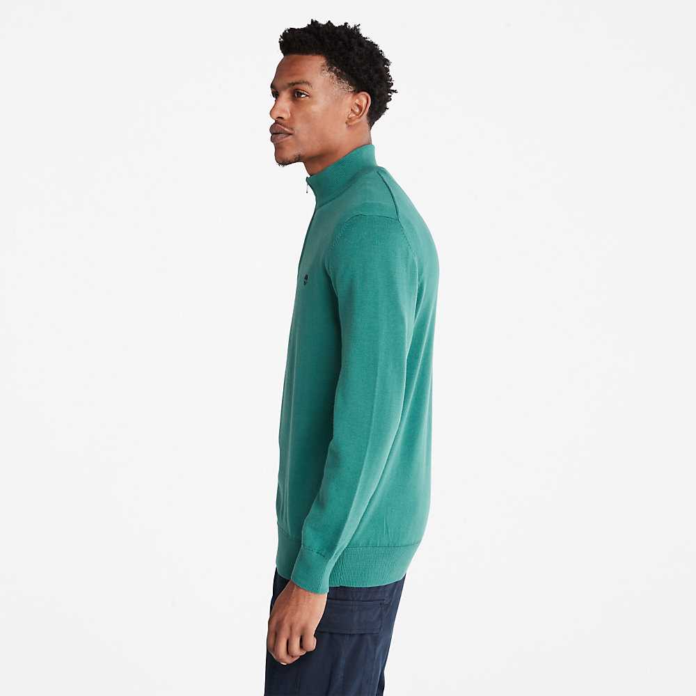 Green Men's Timberland Williams River Sweatshirt | Israel-4297851