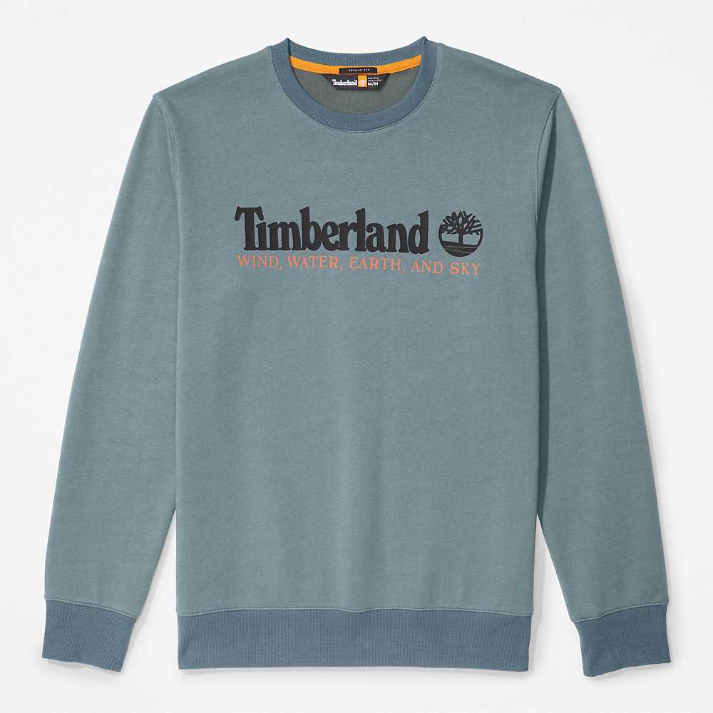 Green Men's Timberland Wind Water Earth And Sky Sweatshirt | Israel-1203946