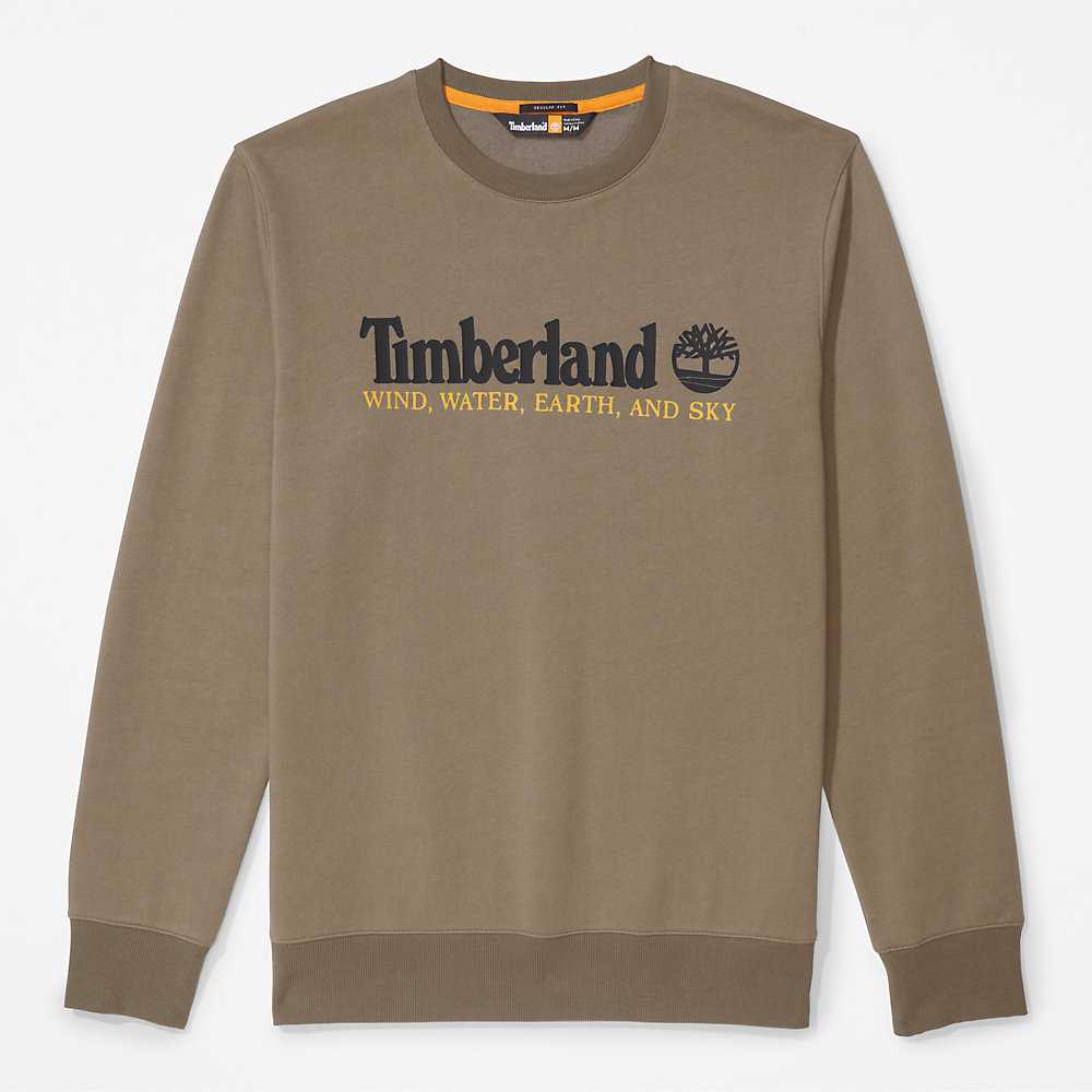 Green Men's Timberland Wind Water Earth And Sky Sweatshirt | Israel-4562908