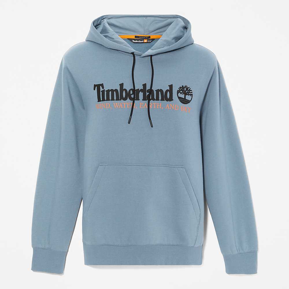 Green Men's Timberland Wind Water Earth And Sky Hoodie | Israel-5873469