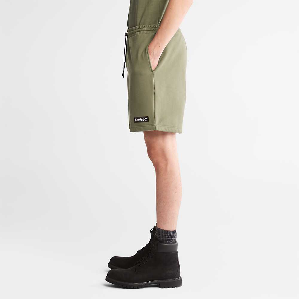 Green Women's Timberland All Gender Sweat Shorts | Israel-2175934