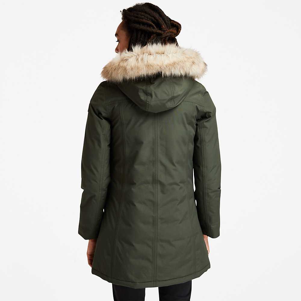 Green Women's Timberland DryVent™ Parka Jackets | Israel-4027695