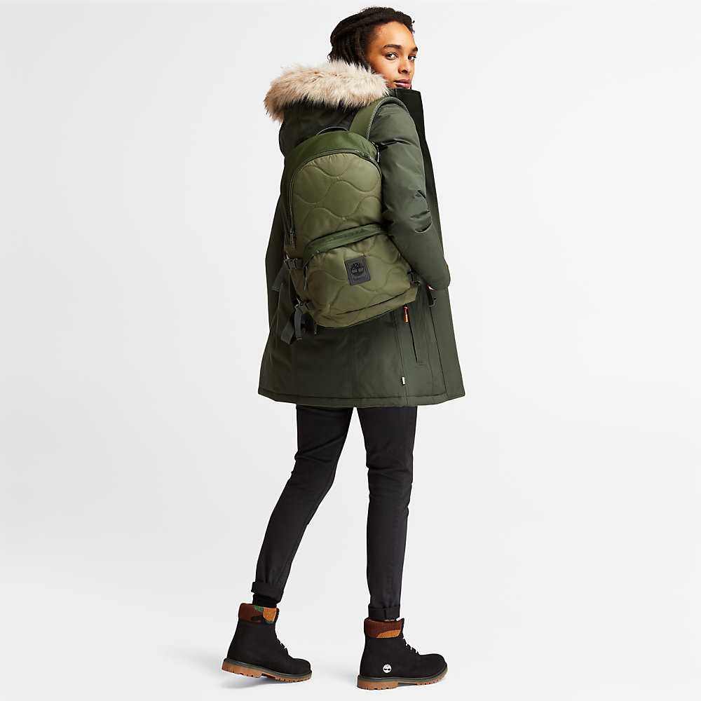 Green Women's Timberland DryVent™ Parka Jackets | Israel-4027695