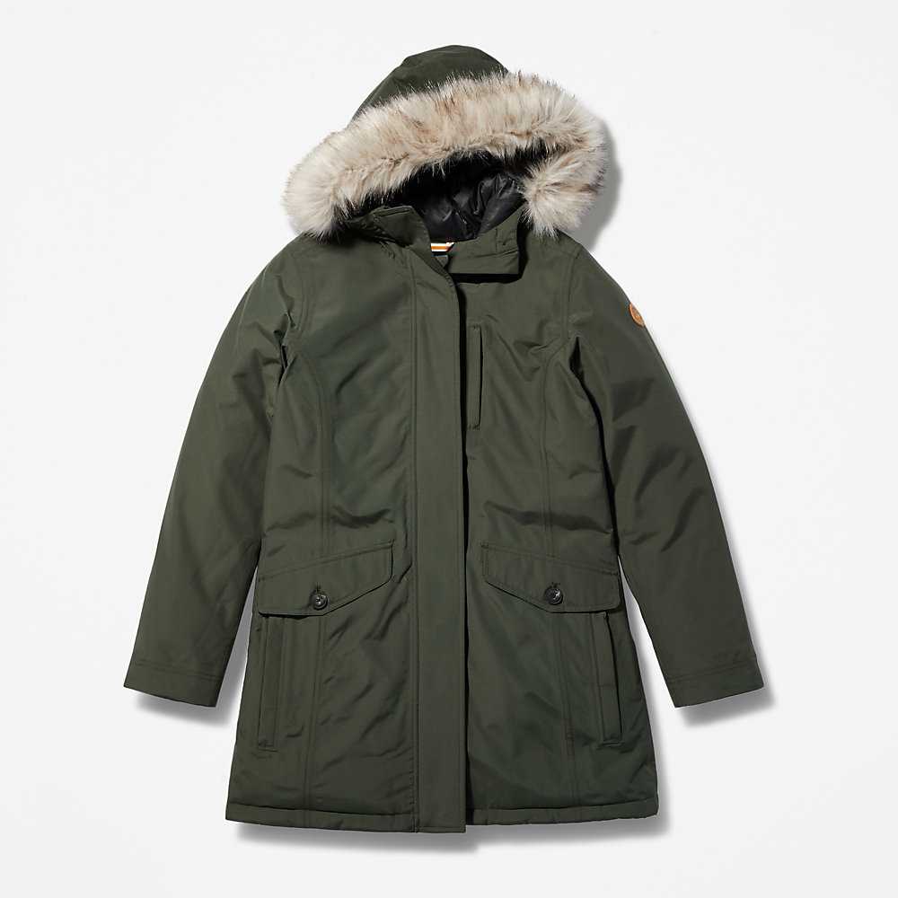 Green Women's Timberland DryVent™ Parka Jackets | Israel-4027695